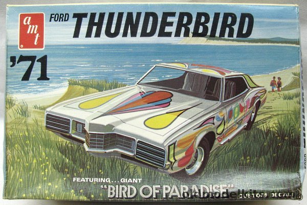 AMT 1/25 1971 Ford Thunderbird - Stock / Custom, T118-225 plastic model kit